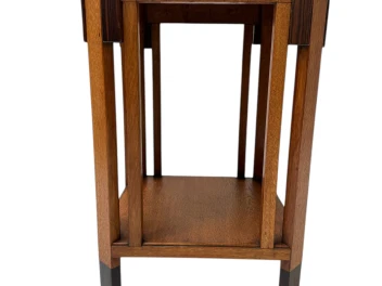 Art Deco Modernist Pedestal by Anton Lucas for N.V. Meubelkunst Leiden, 1920s